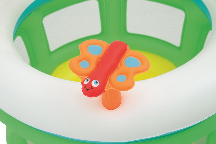 Bestway Multicolor Vinyl Playpen - Size 3.5 X 3.4 Feet - Age 3+ - - 52221