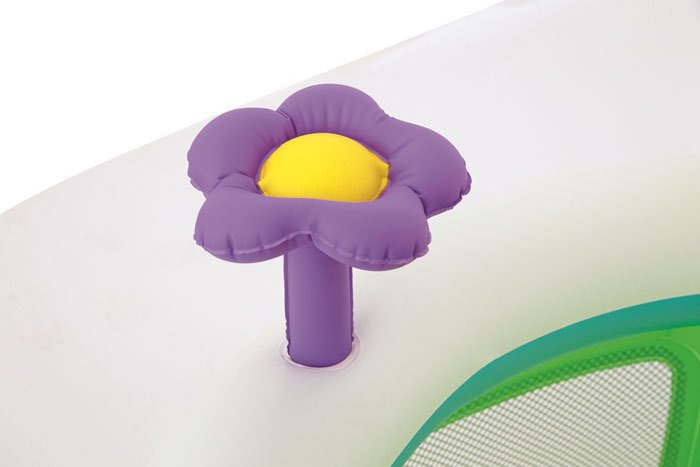 Bestway Multicolor Vinyl Playpen - Size 3.5 X 3.4 Feet - Age 3+ - - 52221