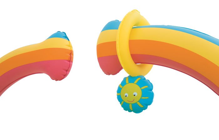 Bestway Multicolor Vinyl Playpen - Size 3.5 X 3.4 Feet - Age 3+ - - 52221