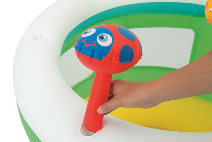 Bestway Multicolor Vinyl Playpen - Size 3.5 X 3.4 Feet - Age 3+ - - 52221