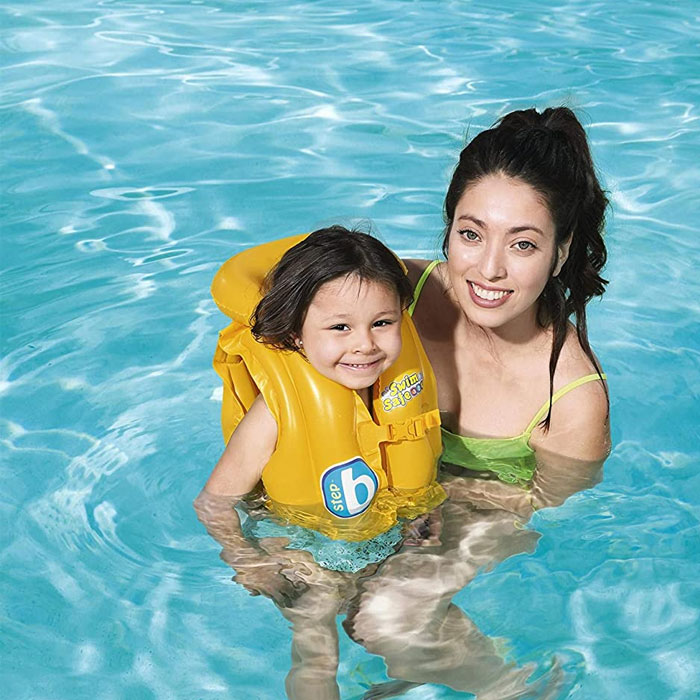 Bestway Swim Vest Baby Swim Float - 20 X 18 Inch - Age 3+ - 32034