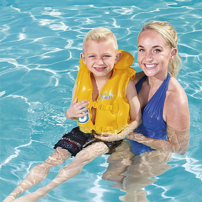 Bestway Swim Vest Baby Swim Float - 20 X 18 Inch - Age 3+ - 32034