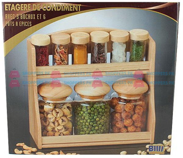 Billi Canister And Spice Set - Gw5766 Thailand Made