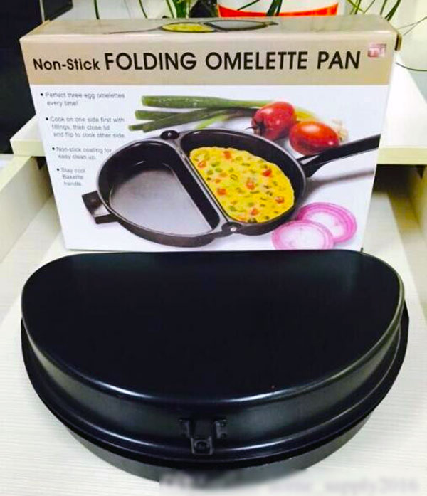 Deluxe Folding Nonstick Omelet Pan