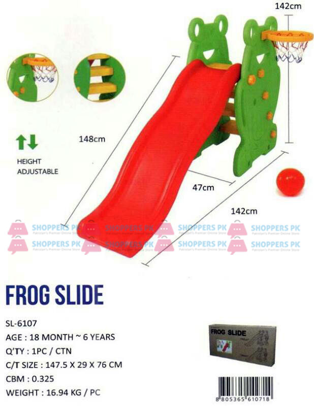 Eduplay Frog Slide For Kids Sl-6107