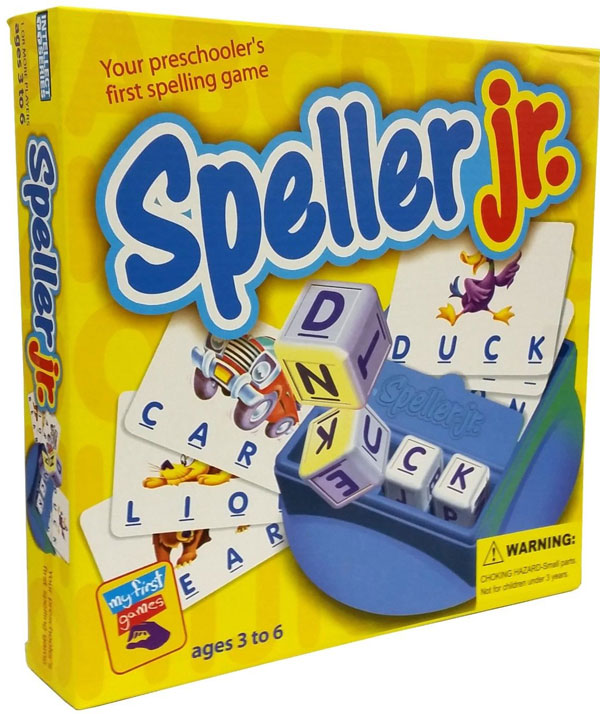 Family Educational Board Game Speller Jr. Letter Matching Fun (For 1+ Player)