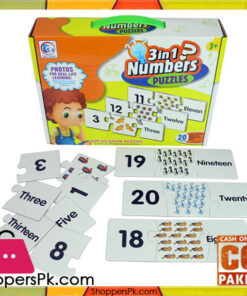 Fun To Know 3 in 1 Numbers Puzzles Game 2091A