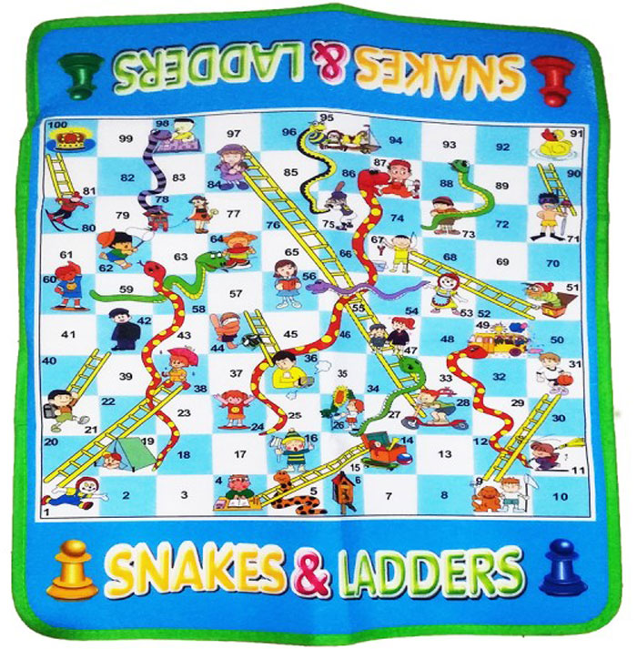 Gaint Game Snakes &Amp; Ladders 92-65 Cm