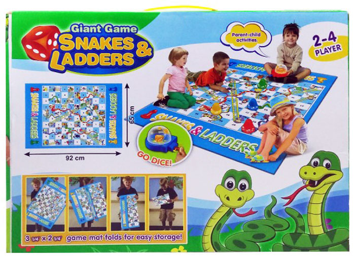 Gaint Game Snakes &Amp; Ladders 92-65 Cm