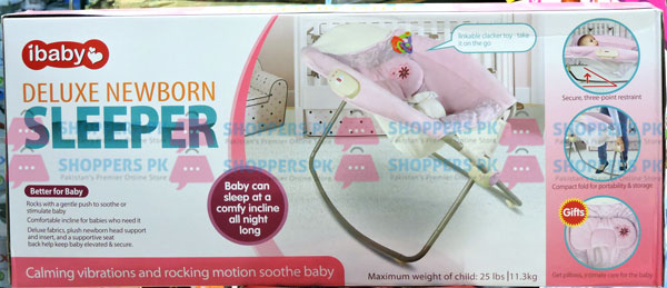 Ibaby Deluxe Newborn Rock N Play Sleeper Sleeper (Pink)