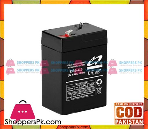 Rechargeable Battery 6V 4.5 AH