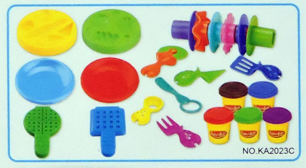 Kids Color Dough Bread 22 Pcs