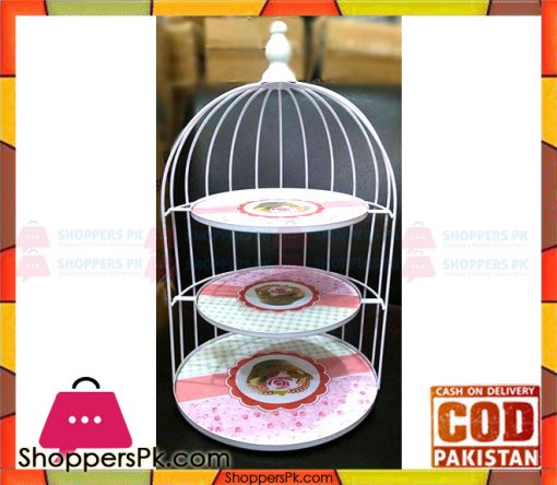 Metal Cage Cake Stand