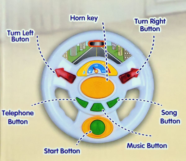 Minions Baby Car Music Steering Wheel 3380 4 Minions Baby Car Music Steering Wheel 3380