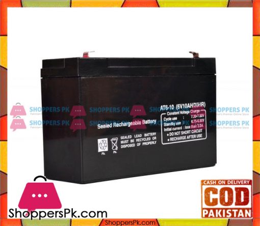 Rechargeable Battery 6V 10AH
