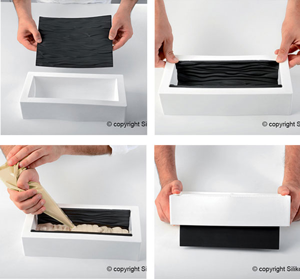 Silikomart &Quot;Kit Matelasse&Quot; Tortaflex Mold