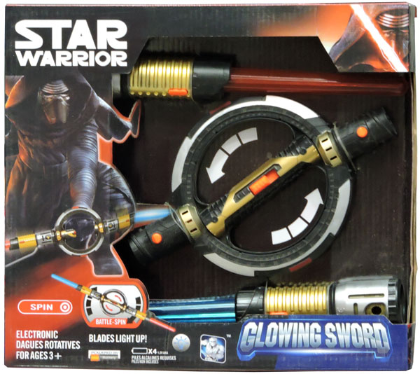 Star Warriors Glowing Sword Blades Light Up