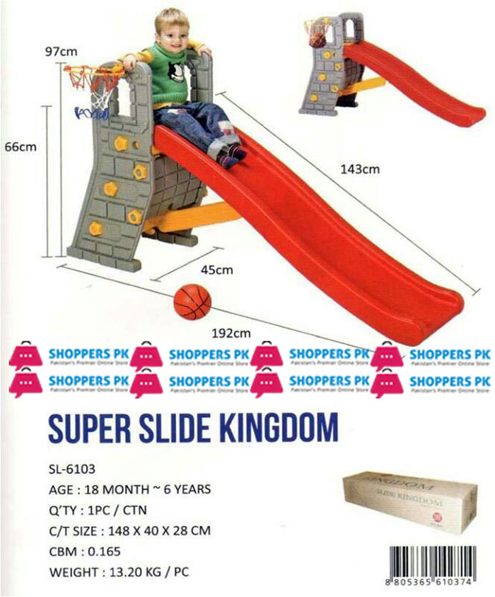 Super Slide Kingdom Sl-6103 2-6 Years Kids