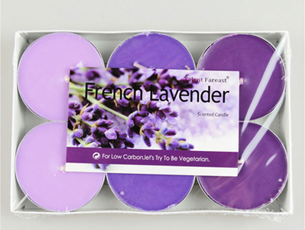 Talent Fareast 6 Pcs Aromatherapy Smokeless Candles Burning 8 Hours