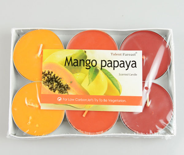 Talent Fareast 6 Pcs Aromatherapy Smokeless Candles Burning 8 Hours