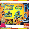 The Secret Saturdays Battery Operated Toy Train Track  Set with Light Music