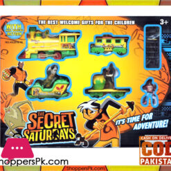 The Secret Saturdays Battery Operated Toy Train Track  Set with Light Music