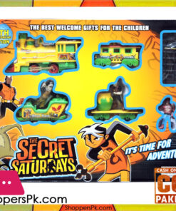 The Secret Saturdays Battery Operated Toy Train Track  Set with Light Music
