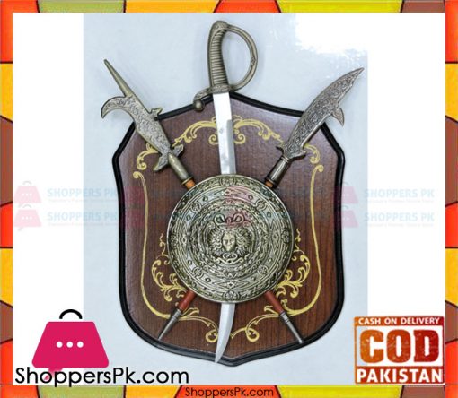 Wall Decoration Wooden Shield