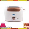 Anex AG-3001 - Deluxe 2 Slice Toaster - Brown & White