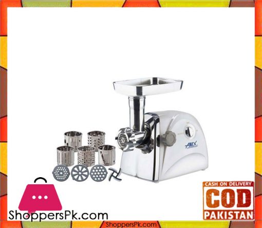 Anex AG-2049 - Meat Grinder & Vegetable Cutter - White