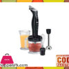 Anex Dual Speed D/C Motor Hand Blender Set - AG-116 - Black