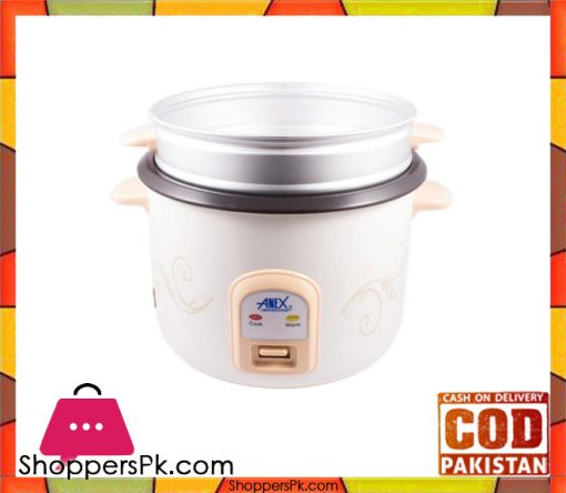 Anex AG-2023 - Deluxe Rice Cooker - White
