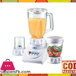 Anex AG-695UB - 3 in 1 - Deluxe Blender with Grinders - White
