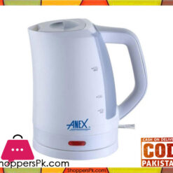 Anex AG-4028 - Deluxe Kettle With Concealed Element - 1.7 Litres - White