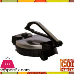 Anex AG 2026 - Deluxe Roti Maker - 10 inch - Silver & Black