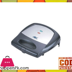 Anex Sandwich Toaster - AG-1038C - Black & Silver