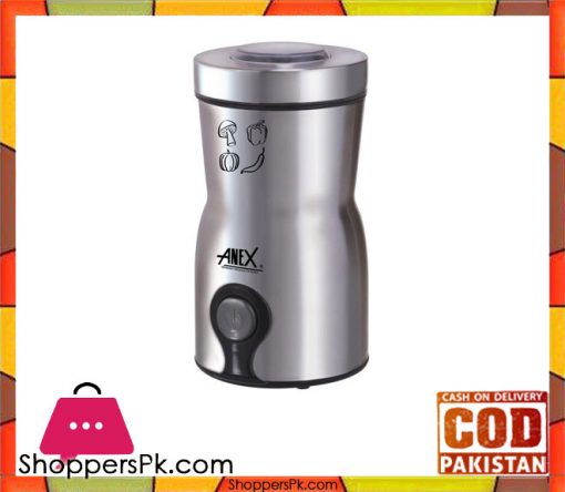 Anex Stainless Steel Grinder - AG-631 - Silver