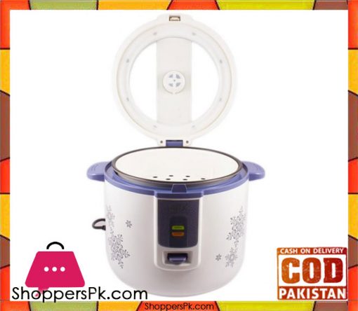 Anex AG-2021 - Deluxe Rice Cooker - White & Blue