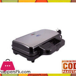 Anex AG-2036C - Deluxe Sandwich Maker - Silver & Black