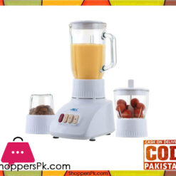 Anex AG-6040 - 3 in 1 Blender & Grinder with a Glass Jug - 400 W - White