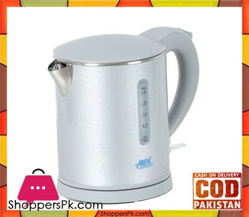 Westpoint WF-8267 - Electric Tea Kettle - 1.7 Ltr - Silver & Black Concealed Element Plastic Body - Karachi Only