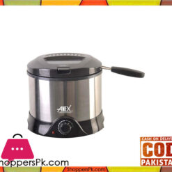 Anex AG-2015 Deep Fryer - Silver & Black
