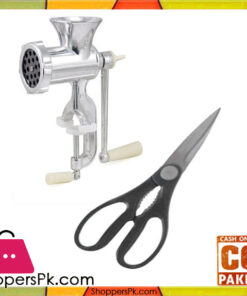 EasyLife Meat Mincer with Kitchen scissor - Silver