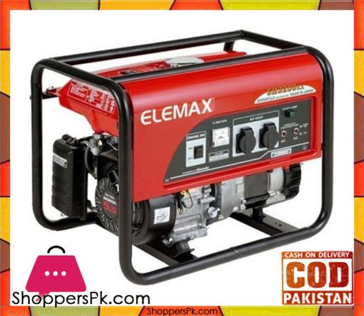 Elemax  SH3200EX - Petrol Generator - 2.6 KVA - Red - Karachi Only