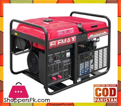 Elemax  Petrol Generator 10 KW - SH11000 - Red - Karachi Only
