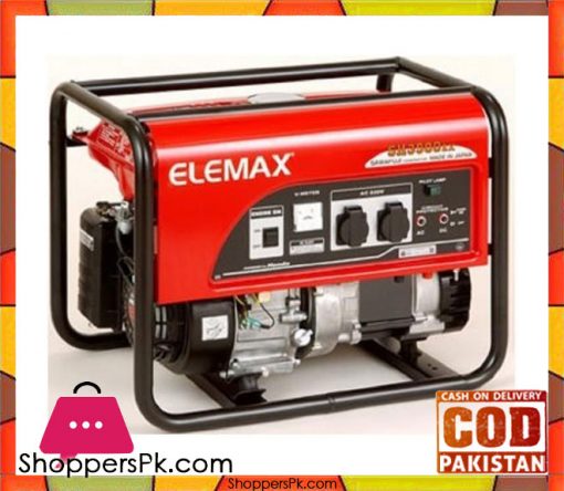 Elemax  Petrol Generator - 3.3 KVA - SH3900EX - Red - Karachi Only