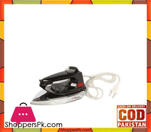 Gaba National GN-7212 - Iron - Black & Silver (Brand Warranty) - Karachi Only