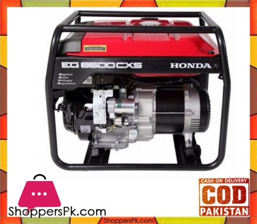 Honda  EG6500CXS - Petrol & Gas Generator - 5KVA - Red - Karachi Only