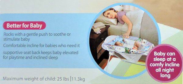 Ibaby Deluxe Newborn Rock N Play Sleeper Sleeper (Blue)