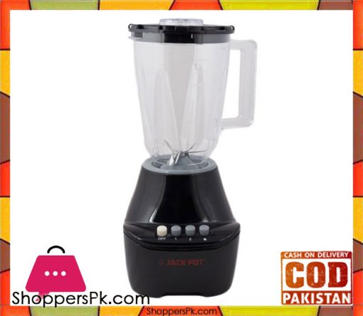 Jack Pot 2-in-1 Blender & Grinder - Black JP-7999 - Karachi Only